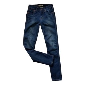 MADEWELL 9" High Rise Skinny Skinny Zip Fly Stretch Denim Jeans Women's Sz 24!